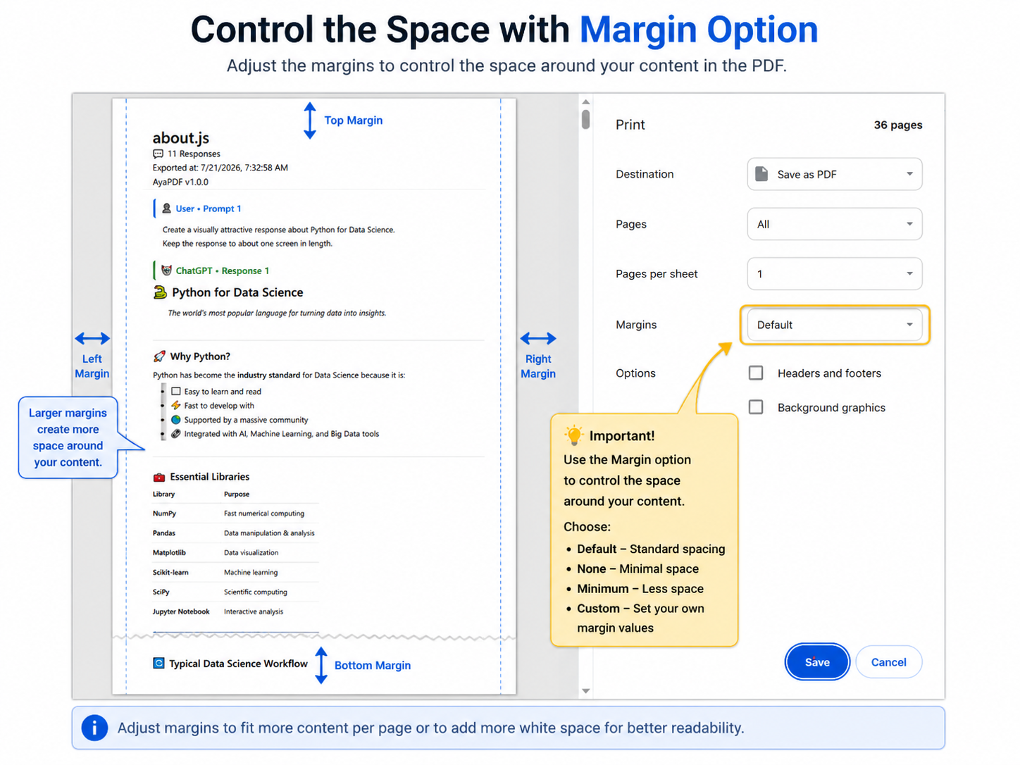 AyaPDF Screenshot