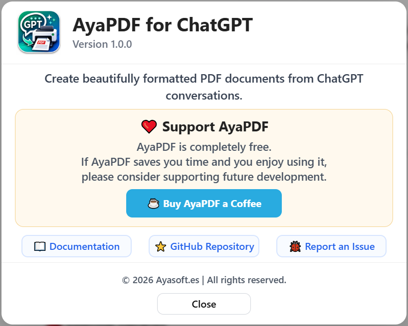 AyaPDF Screenshot