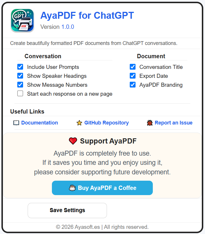 AyaPDF Screenshot
